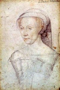 Diane de Poitiers (1499-1566) Duchess of Valentinois, c.1555 by Francois Clouet