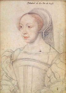 Portrait of Francoise de Breze (c.1519-74) c.1550 by Francois Clouet