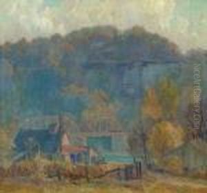 The Cliff At Morning, Ozarks