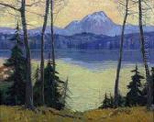 Landscape With Mountain And Lake - view 1