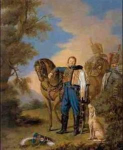 Portrait Of A General, Said To Be Baron Menziau by Barbara Krafft-Steiner