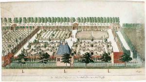 Gardens on the Nieuwe Laan 1701 by Nicolaas Samuel Cruquius