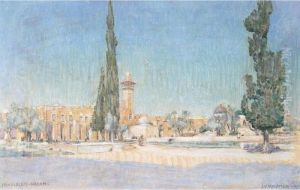 View Of Jerusalem by Johann Viktor Kramer