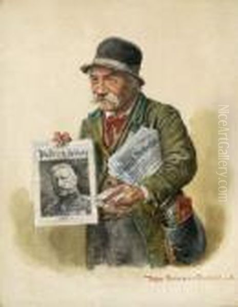 Zeitungsverkaufer. - view 1