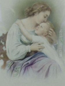 Mother And Child by Peter I Kramer