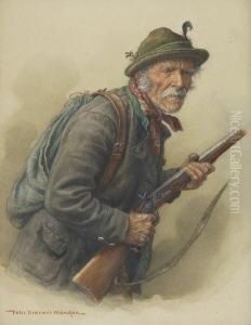 Bauer Mit Pfeife - Bauer Mit
Gewehr. by Peter I Kramer