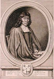 Portrait of Thomas Mace (1612-1706) by Henry I Cooke