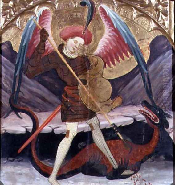St Michael Vanquishing Evil, c.1480 - view 1
