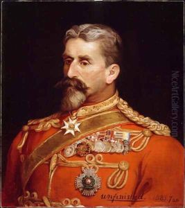 Major General Sir Charles Metcalfe MacGregor KCB CSI CIE (1840-87) as Quartermaster General India, 1883