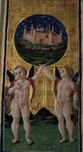 The World, tarot card, c.1490