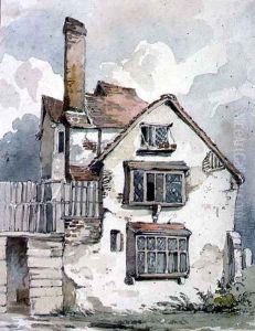 An Old House at Cambridge by Henry Cave