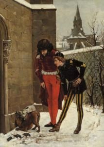 Eger Vadaszat by Charles Louis Kratke