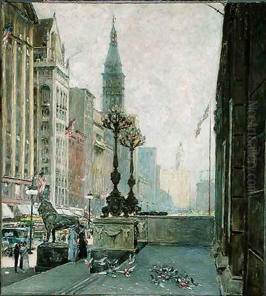 Morning on the Avenue - view 1