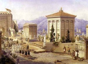 The Via dei Sarpolcri, Pompeii, c.1855