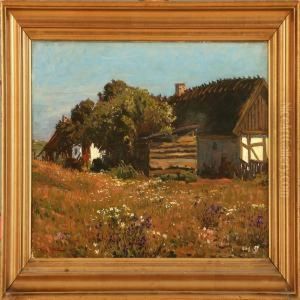 Summer Day At A Farm by Fritz Kraul