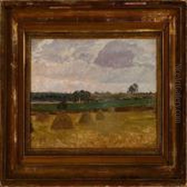 Overlooking A Harvest Landscape - view 1
