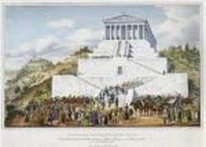 "feyerliche Eroeffnung Der
 Walhalla