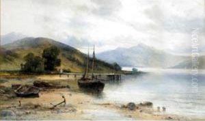 View Of Loch Lomond; View Of Loch Leven by Emil Axel Krause