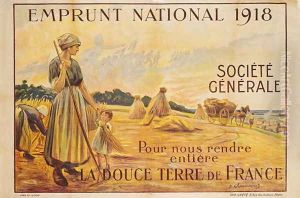 Poster for the Loan for National Defence from the Societe Generale, 1918 by B. Chavannaz