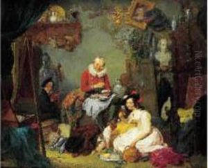 Le Repas D'huitres Dans L'atelier Du Peintre