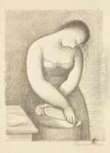 The Little Laundress by Rudolf Kremlicka