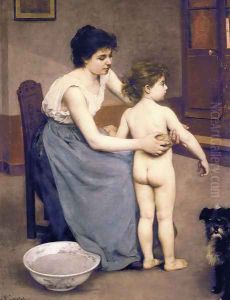 After the Bath by Louis Courtat