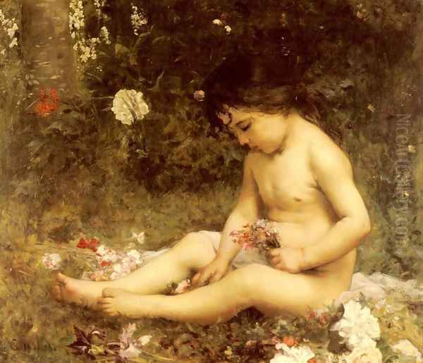 Gathering Woodland Flowers - view 1