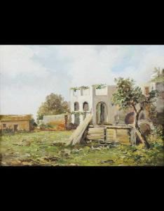 Casolare Nel Campagna Vicino A Palermo by Erminio Kremp