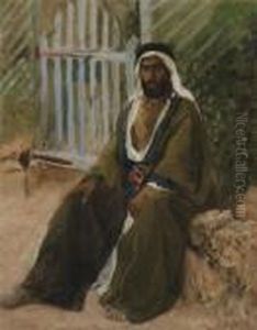 Seated Figure In Oriental Dress