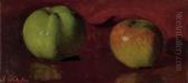 A Study Of Apples; And A Wooded Path - view 1