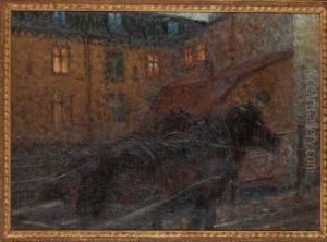 "hastar, Som Vattnas, Stadsgarden" by Nils Kreuger