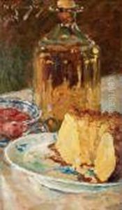 Tarta Och Brannvinskaraff by Nils Kreuger