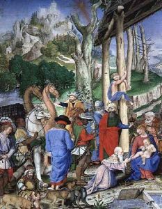 The Adoration of the Magi by Giovanni B. (Il Genvovese) Castello