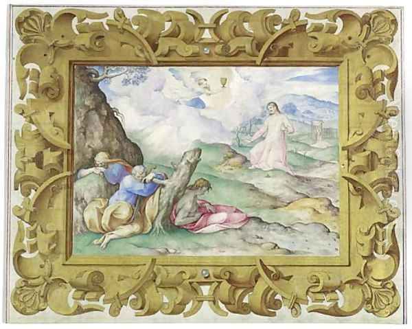 The Agony In The Garden, In A Decorative Frame - view 1