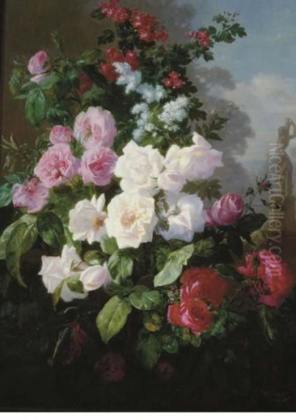 Roses In A Garden - view 1