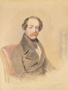 Portrait F A Gentleman In An Armchair