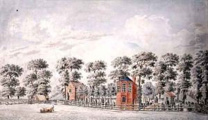 View of a Gazebo and Garden, 1774 View of a Gazebo and Garden, 1774