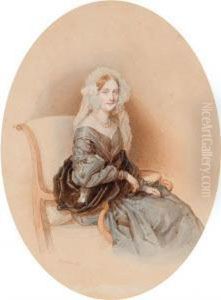 Portrait Of A Woman In A Lace Bonnet Portrait Of A Woman In A Lace Bonnet