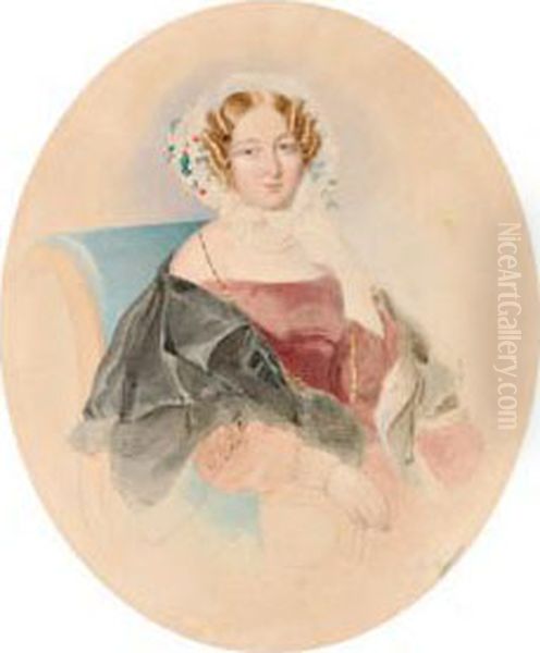 Portrait Der Spateren Gemahlin
Seiner Exzellenz Des Herrn F. J. M. Franz Ritter Von Hauslaab - view 1
