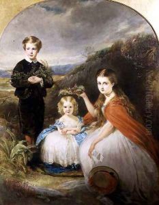 Portrait of the Middleton Children: Jessie Caroline Colla, Alfred Harold and Alice Edith 1864 Portrait of the Middleton Children: Jessie Caroline Colla, Alfred Harold and Alice Edith 1864