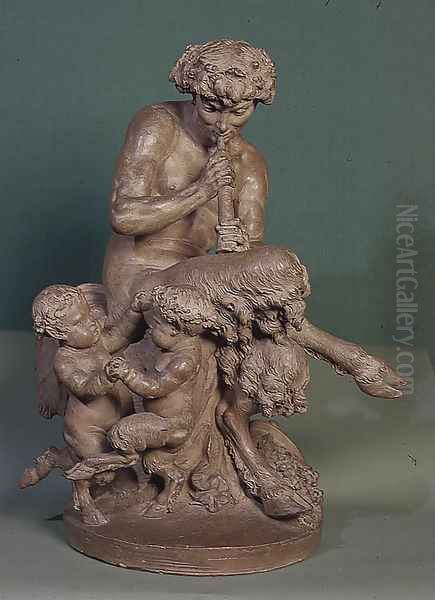 Group of Satyr and Fauns - view 1