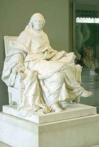Charles de Secondat, baron de Montesquieu (1689 - 1755) by Clodion