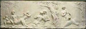 Nymphs Bathing with Leda and the Swan by Clodion