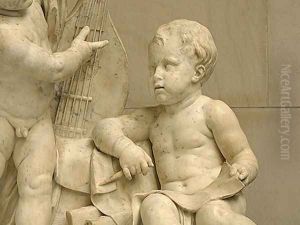 Poetry and Music [detail #2] by Clodion