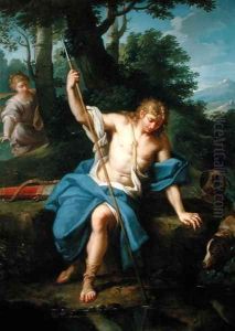 Narcissus and Echo by Placido Costanzi