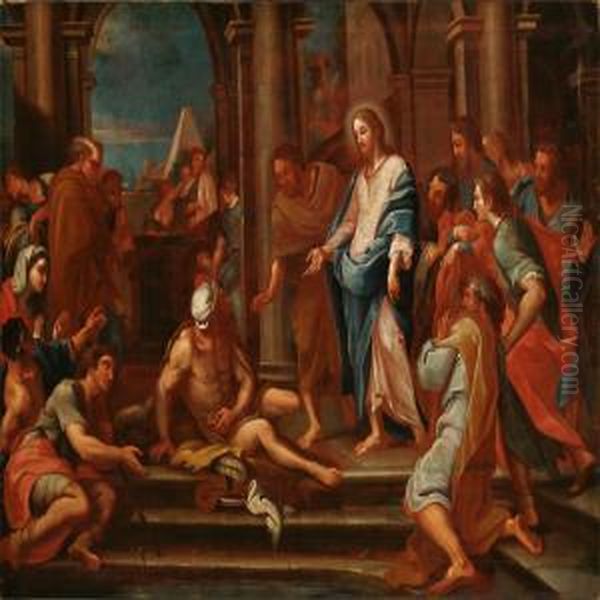 Jesus Heals A Man At The Pool Of Bethesda - view 1