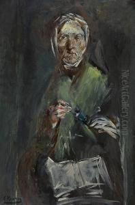 Gammel Kone by Christian Krohg