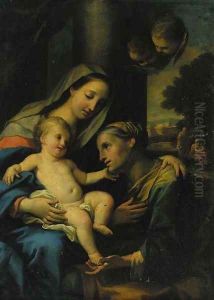 The Virgin and Child with Saint Anne