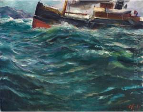 Skip I Stormvaer (ship In Stormy Weather) - view 1