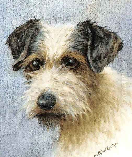 A wire haired terrier - view 1